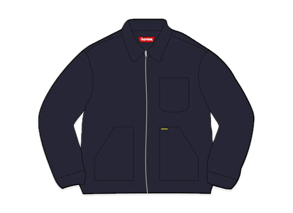 Supreme Moleskin Work Jacket "Navy"