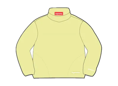 Supreme Polartec Mock Neck Pullover "Lime"