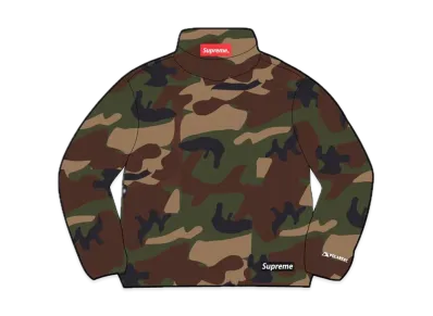 Supreme Polartec Mock Neck Pullover "Woodland Camo"
