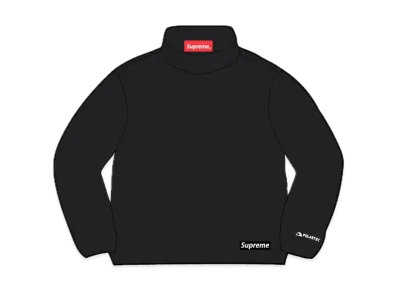 Supreme Polartec Mock Neck Pullover "Black"