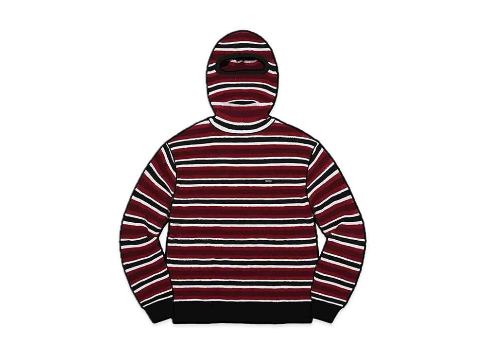 Supreme Small Box Balaclava / Turtleneck Sweater "Black Stripe"
