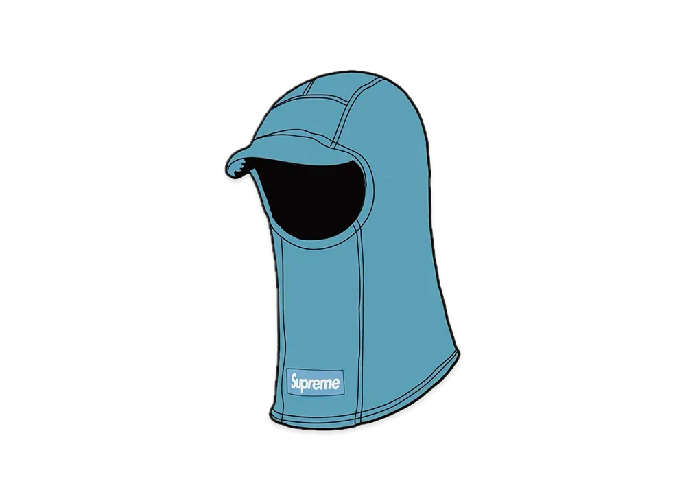 Supreme Polartec Brim Balaclava "Dusty Teal"