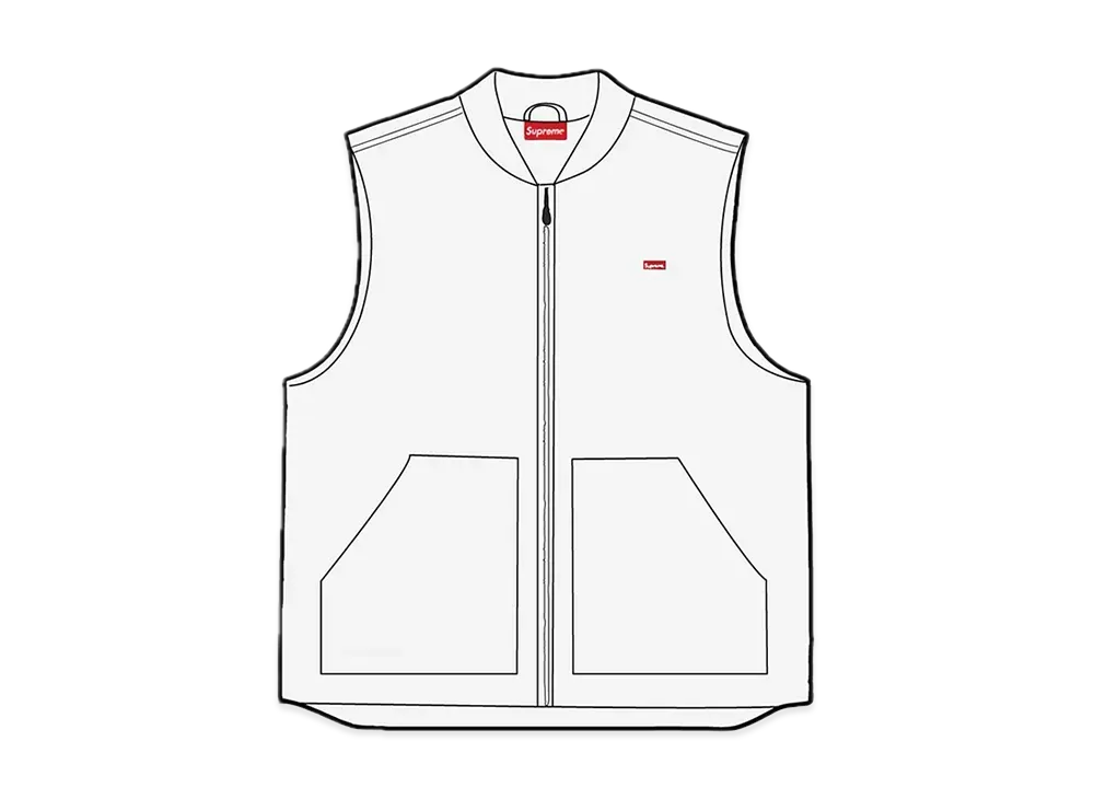 Supreme WINDSTOPPER Work Vest "Light Grey"