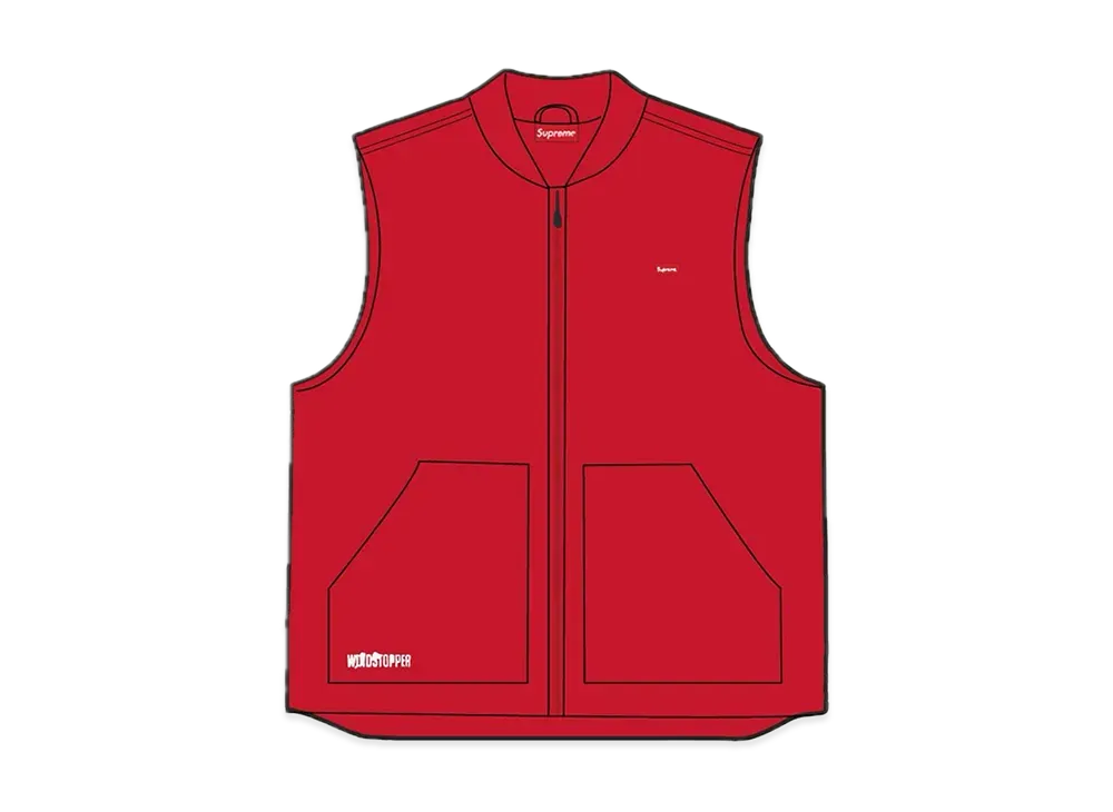 Supreme WINDSTOPPER Work Vest "Red"