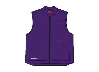 Supreme WINDSTOPPER Work Vest "Dark Purple"