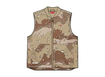 Supreme WINDSTOPPER Work Vest "Chocolate Chip Camo"