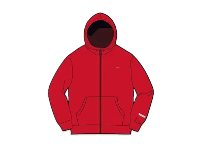 Supreme WINDSTOPPER Zip Up Hooded Sweatshirt "Red"