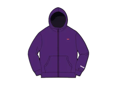 Supreme WINDSTOPPER Zip Up Hooded Sweatshirt "Dark Purple"
