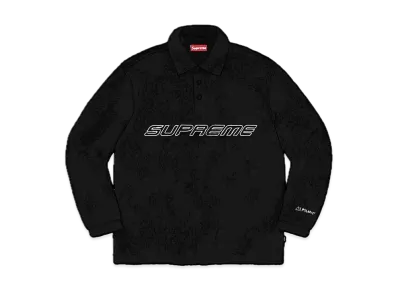Supreme Polartec L/S Polo "Black"
