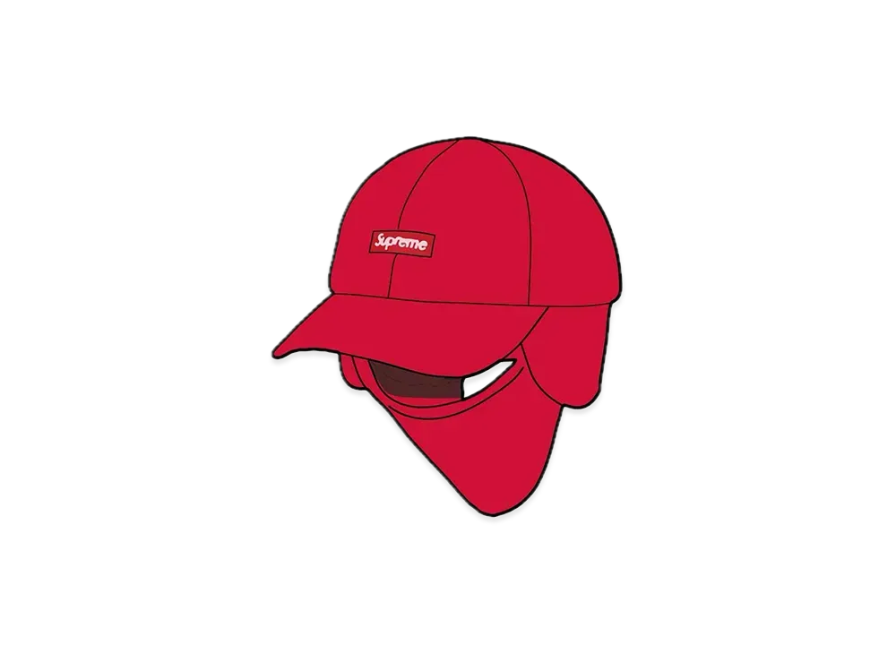 Supreme WINDSTOPPER Facemask 6-Panel "Red"
