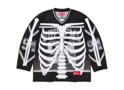 Supreme Bones Hockey Jersey "Black"