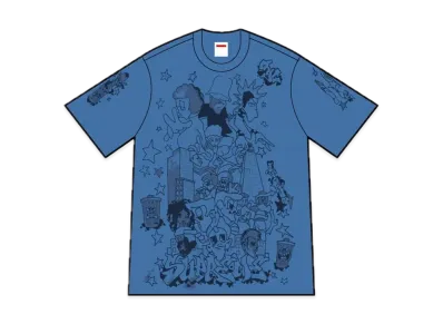 Supreme Downtown Tee "Faded Blue"