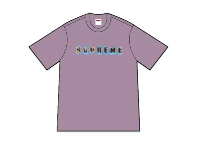 Supreme Stencil Tee "Dusty Purple"
