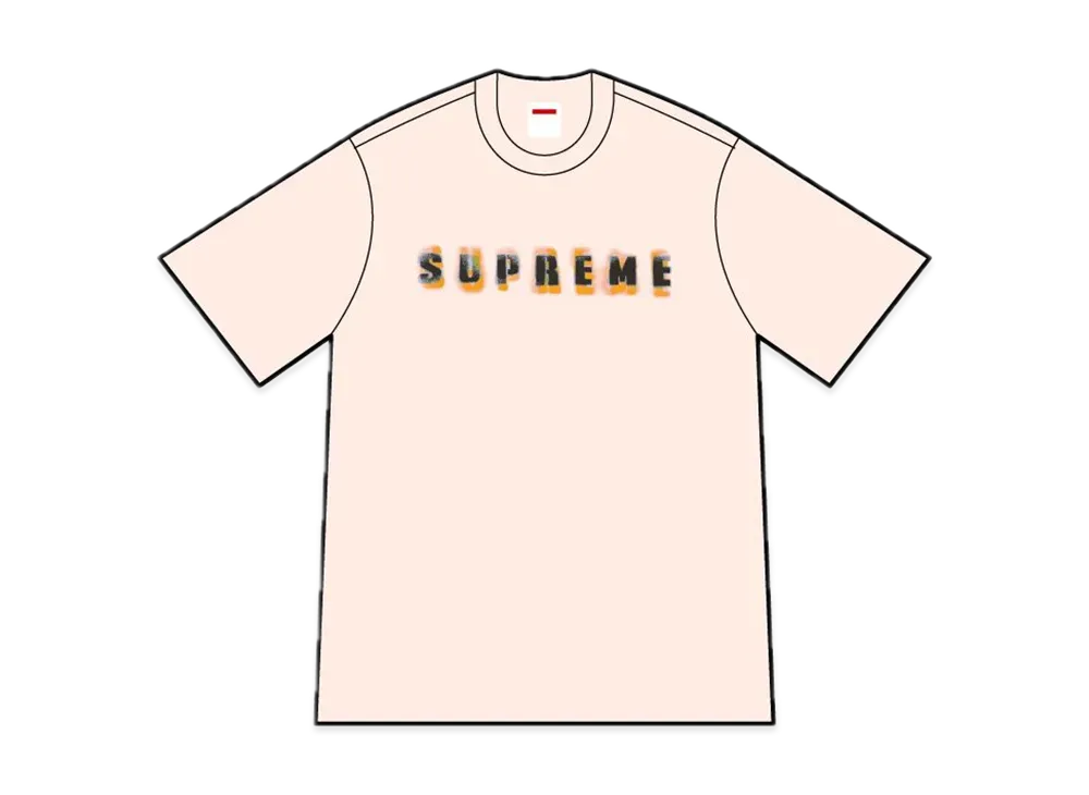 Supreme Stencil Tee "Pale Pink"