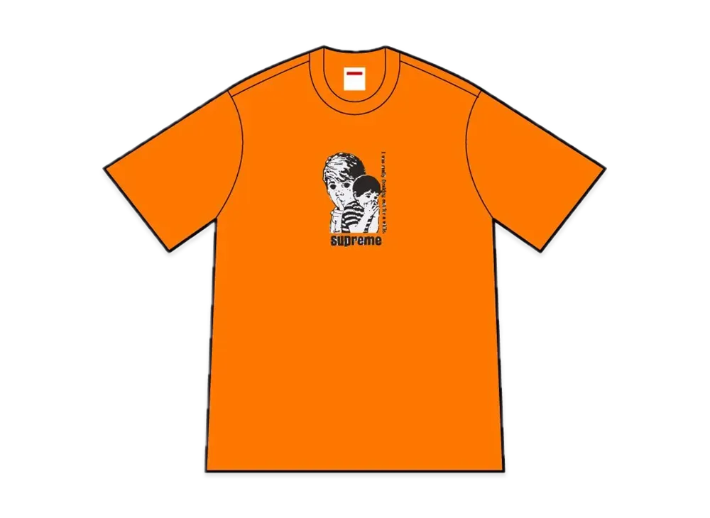 Supreme Freaking Out Tee "Orange"