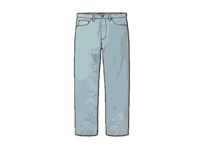 Supreme Regular Jean "Washed Blue"(23FW)
