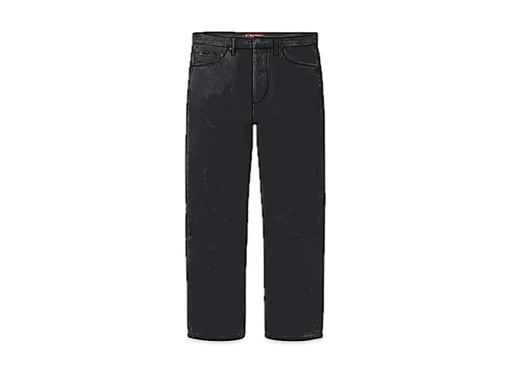 Supreme Regular Jean "Washed Black"(23FW)