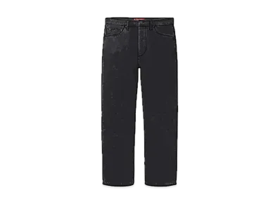 Supreme Regular Jean "Washed Black"(23FW)