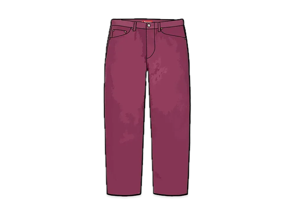 Supreme Baggy Jean "Plum"(23FW)