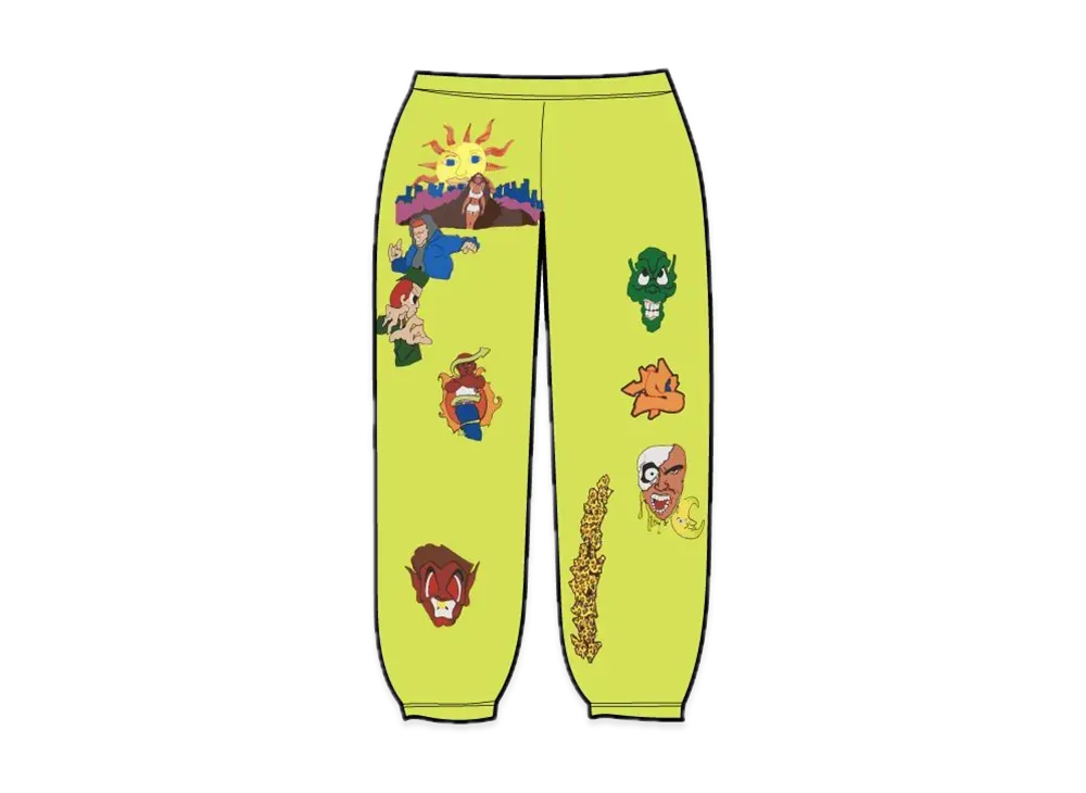 Supreme Sunrise Sweatpant "Acid Green"