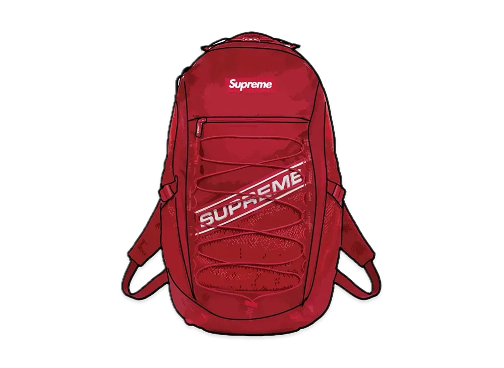 Supreme Backpack 2023FW "Red"