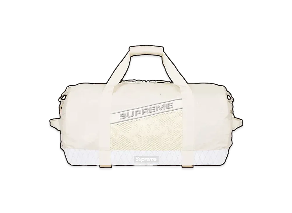 Supreme Duffle Bag 2023FW "White"