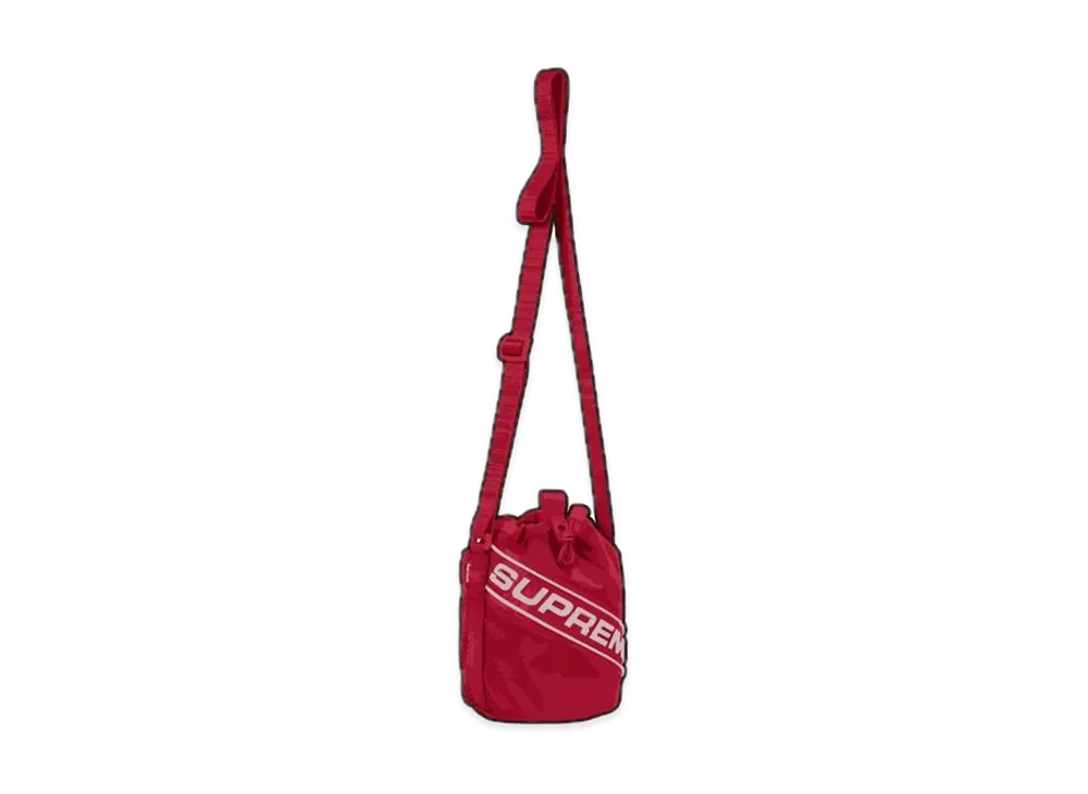 Supreme Small Cinch Pouch 2023FW "Red"