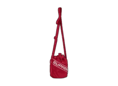 Supreme Small Cinch Pouch 2023FW "Red"