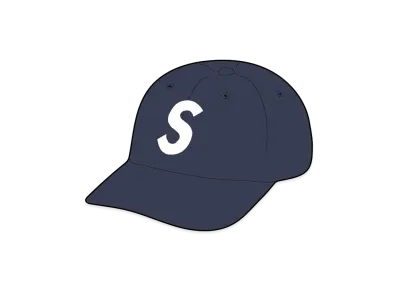 Supreme Pigment Print S Logo 6-Panel "Navy"