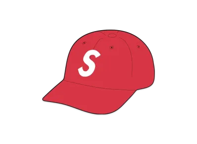 Supreme Pigment Print S Logo 6-Panel "Red"