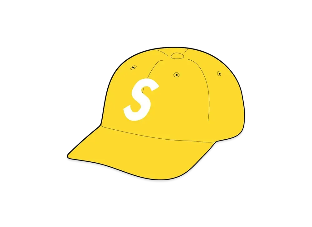 Supreme Pigment Print S Logo 6-Panel "Yellow"