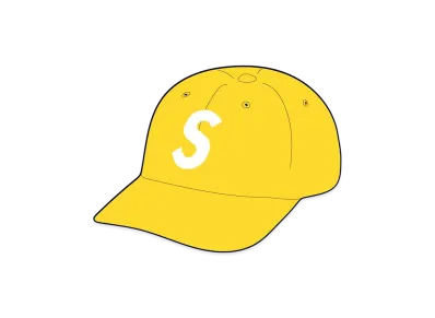 Supreme Pigment Print S Logo 6-Panel "Yellow"