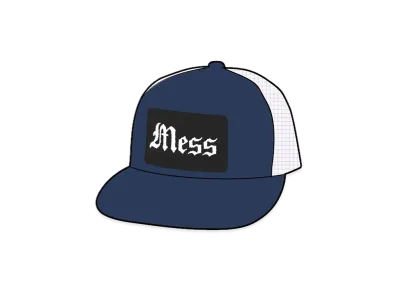 Supreme Mess Mesh Back 5-Panel "Navy"