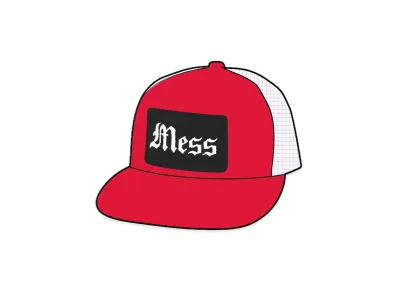 Supreme Mess Mesh Back 5-Panel "Red"