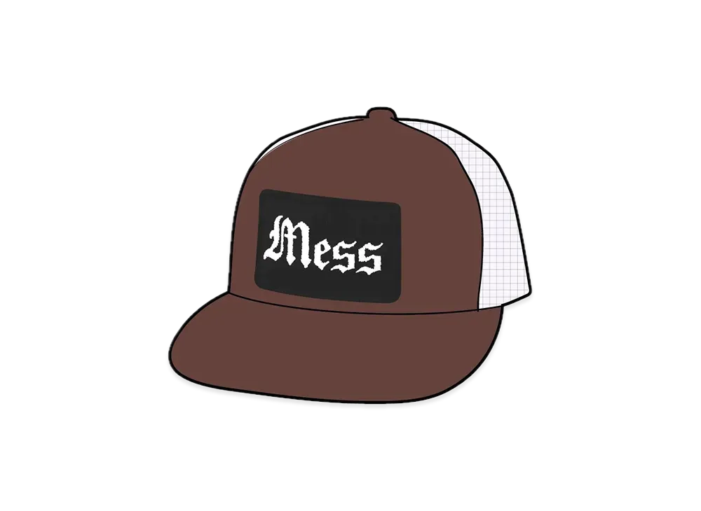 シュプリーム メス メッシュ バック 5パネル "ブラウン"