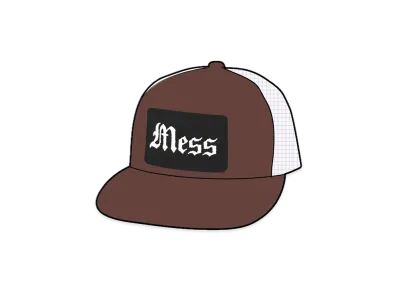 Supreme Mess Mesh Back 5-Panel "Brown"