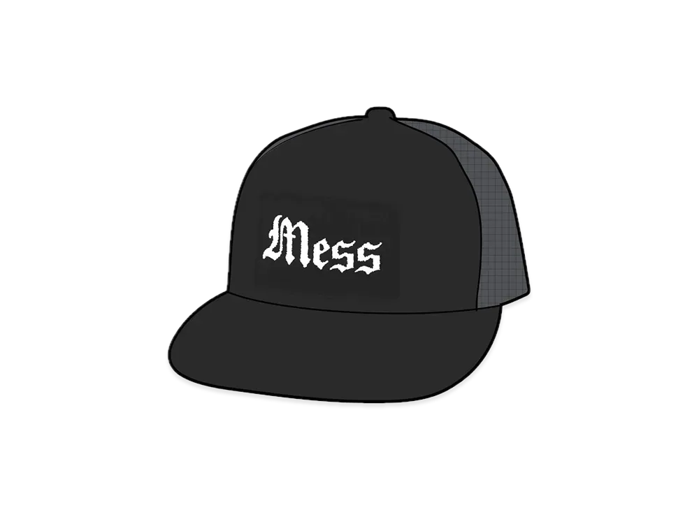 Supreme Mess Mesh Back 5-Panel "Black"