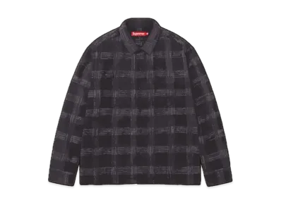 Supreme Woven Plaid Shirt "Black"