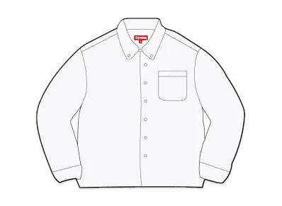 Supreme Loose Fit Oxford Shirt "White"