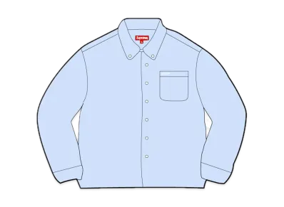 Supreme Loose Fit Oxford Shirt "Light Blue"