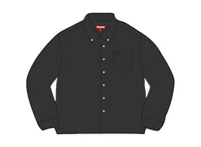 Supreme Loose Fit Oxford Shirt "Black"