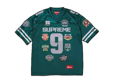 Supreme Championships Embroidered Football Jersey "Dark Teal"