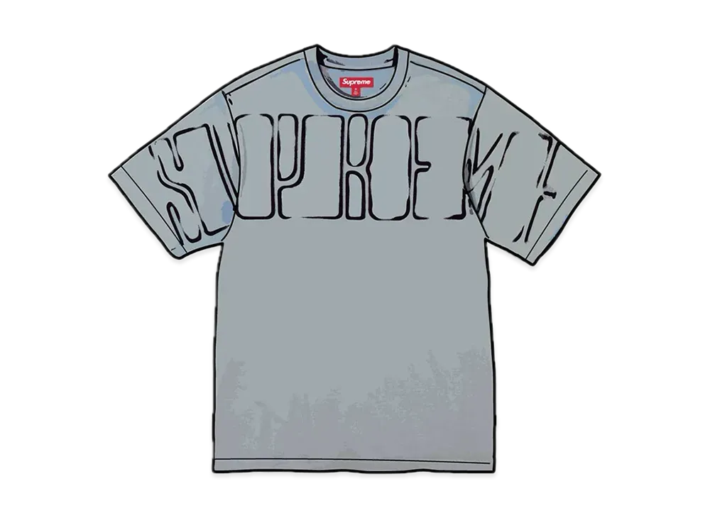 Supreme Overprint Knockout S/S Top "Slate"