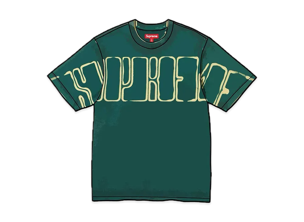 Supreme Overprint Knockout S/S Top "Dark Teal"