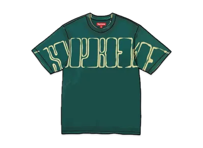 Supreme Overprint Knockout S/S Top "Dark Teal"