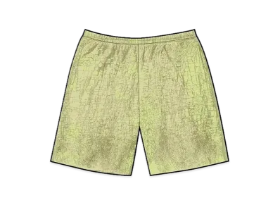 Supreme Crackle Sweatshort "Yellow"