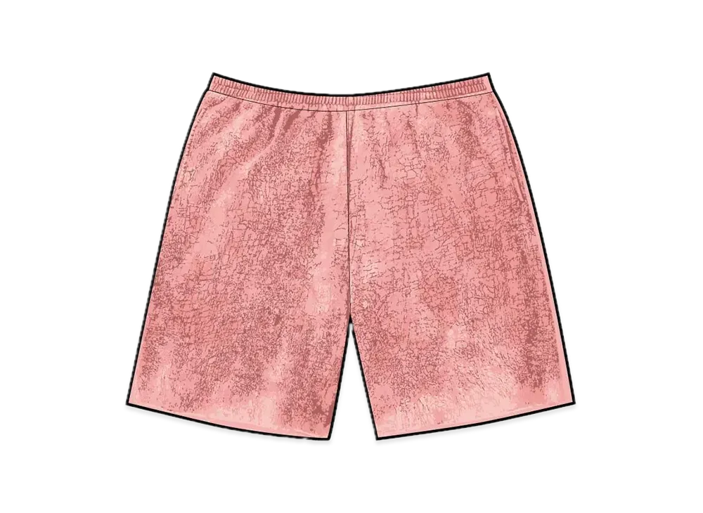 Supreme Crackle Sweatshort "Red"