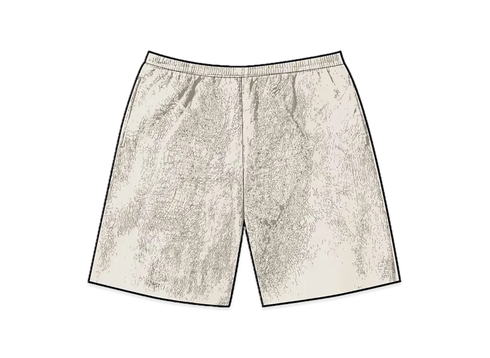 Supreme Crackle Sweatshort "Natural"