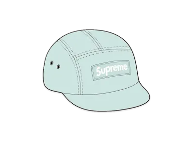 Supreme Waxed Cotton Camp Cap "Ice"