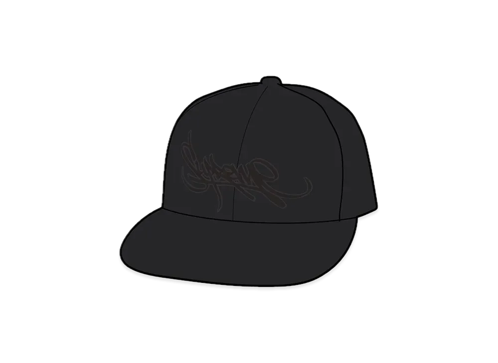 Supreme Handstyle 6-Panel "Black"